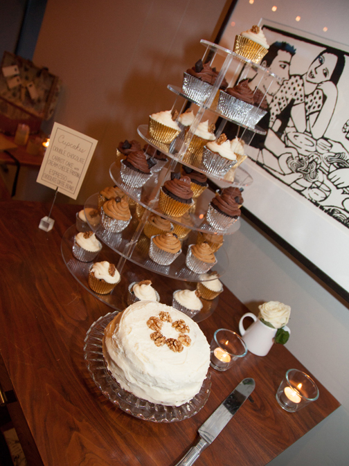 Wedding Cupcakes and Cake