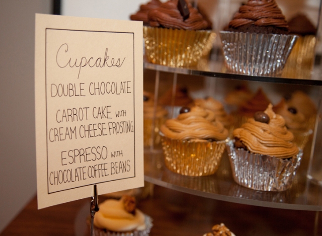 Wedding Cupcakes: Double Chocolate, Espresso and Carrot Cake